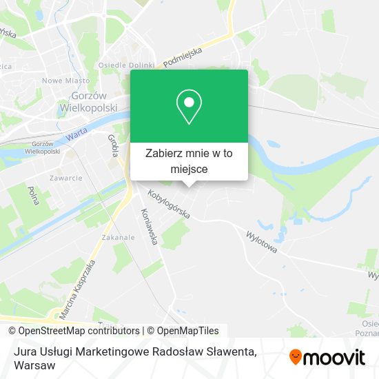 Mapa Jura Usługi Marketingowe Radosław Sławenta