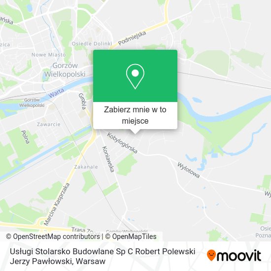 Mapa Usługi Stolarsko Budowlane Sp C Robert Polewski Jerzy Pawłowski