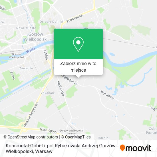 Mapa Konsmetal-Gobi-Litpol Rybakowski Andrzej Gorzów Wielkopolski