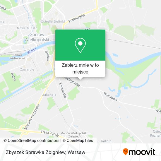 Mapa Zbyszek Sprawka Zbigniew