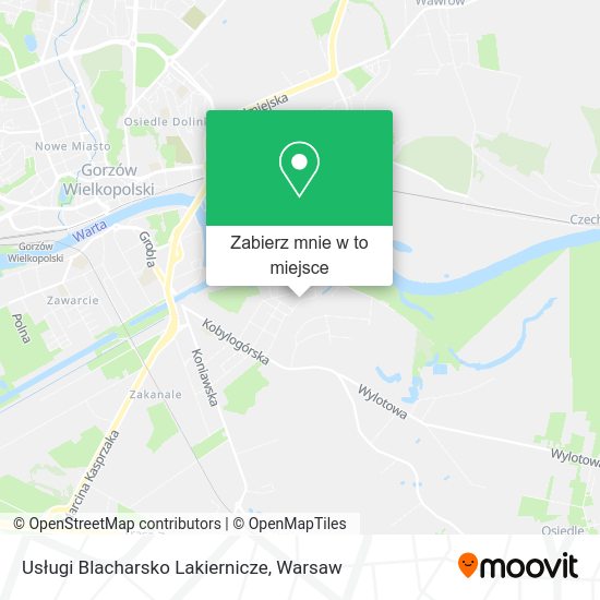 Mapa Usługi Blacharsko Lakiernicze