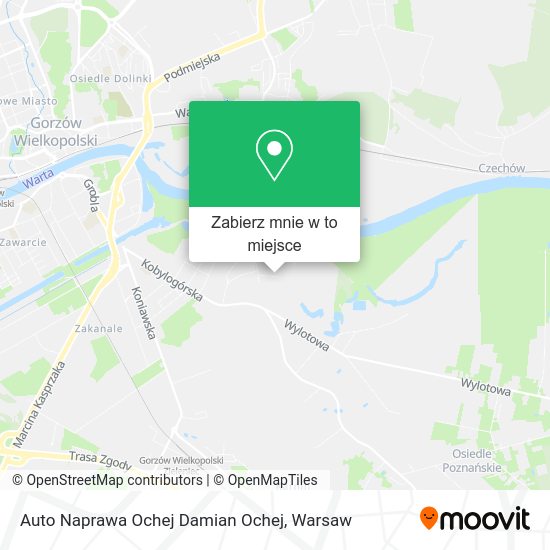 Mapa Auto Naprawa Ochej Damian Ochej