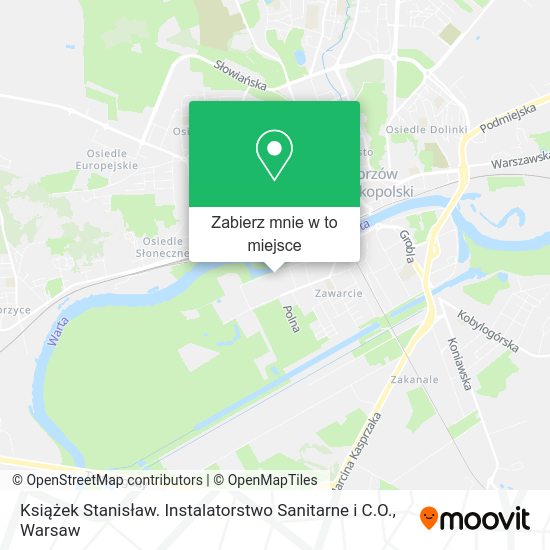 Mapa Książek Stanisław. Instalatorstwo Sanitarne i C.O.