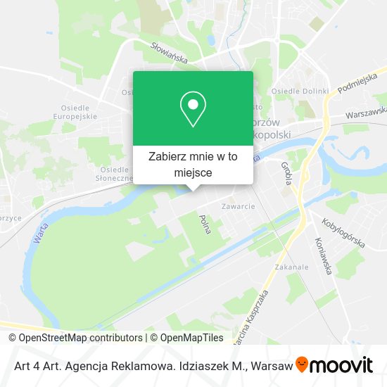 Mapa Art 4 Art. Agencja Reklamowa. Idziaszek M.