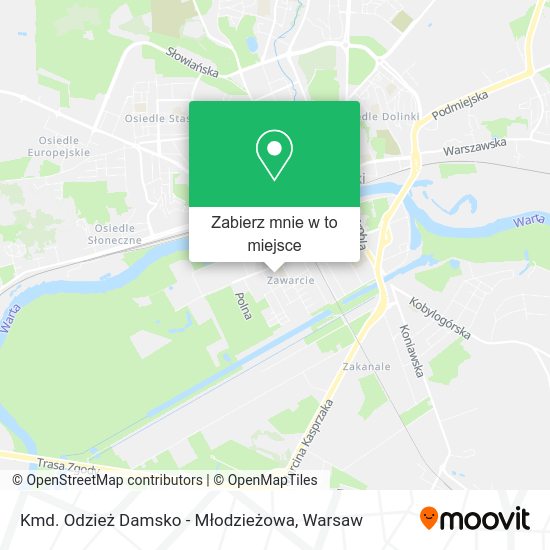 Mapa Kmd. Odzież Damsko - Młodzieżowa