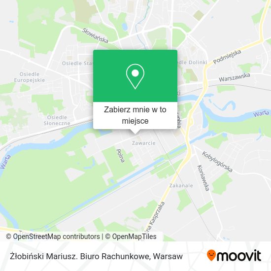 Mapa Żłobiński Mariusz. Biuro Rachunkowe