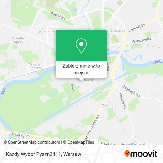 Mapa Kazdy Wybor Pyszn3411