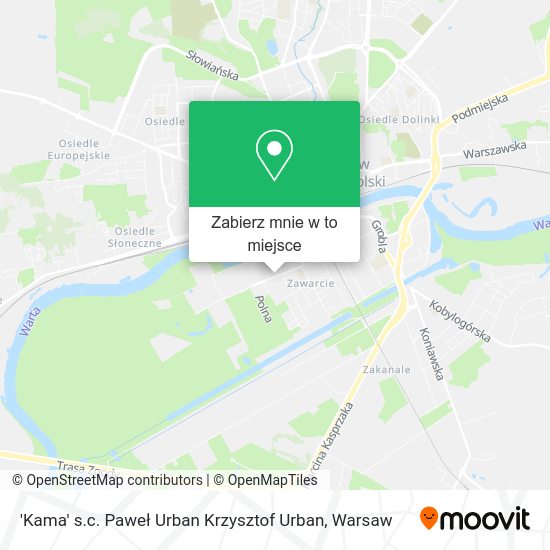 Mapa 'Kama' s.c. Paweł Urban Krzysztof Urban