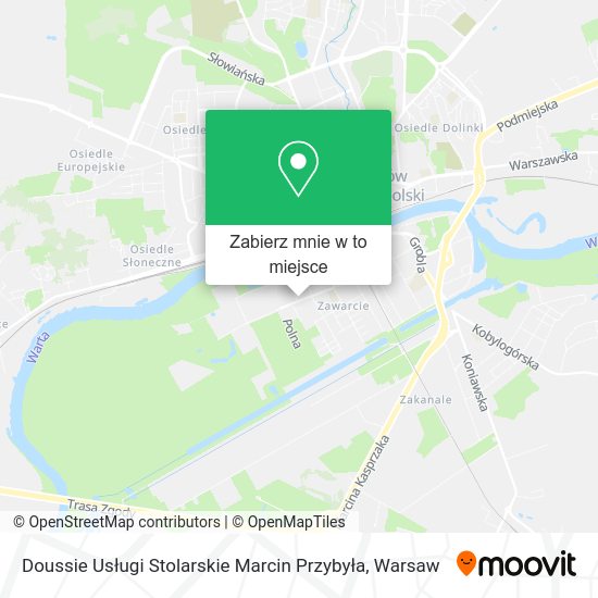 Mapa Doussie Usługi Stolarskie Marcin Przybyła