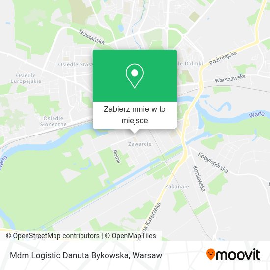 Mapa Mdm Logistic Danuta Bykowska