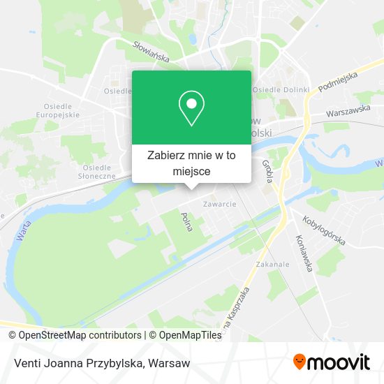 Mapa Venti Joanna Przybylska