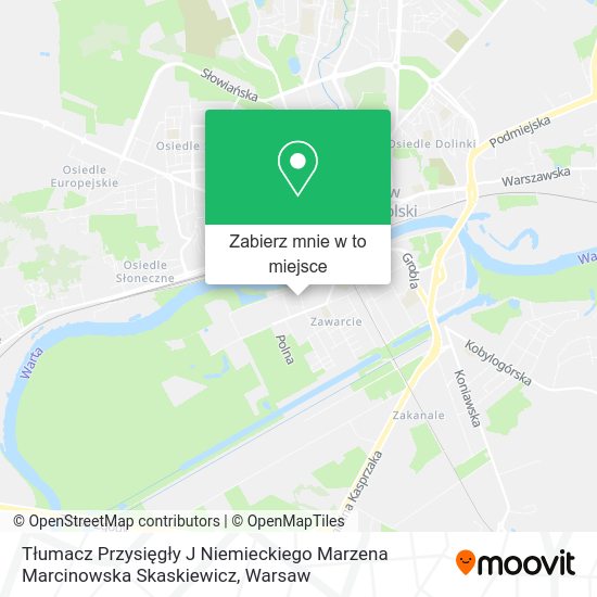 Mapa Tłumacz Przysięgły J Niemieckiego Marzena Marcinowska Skaskiewicz