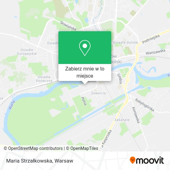 Mapa Maria Strzałkowska