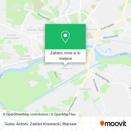 Mapa Golec Antoni. Zakład Krawiecki