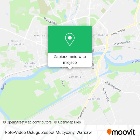 Mapa Foto-Video Usługi. Zespół Muzyczny