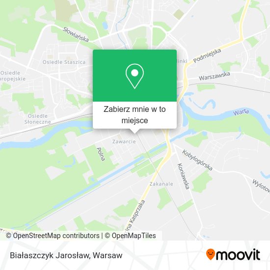 Mapa Białaszczyk Jarosław