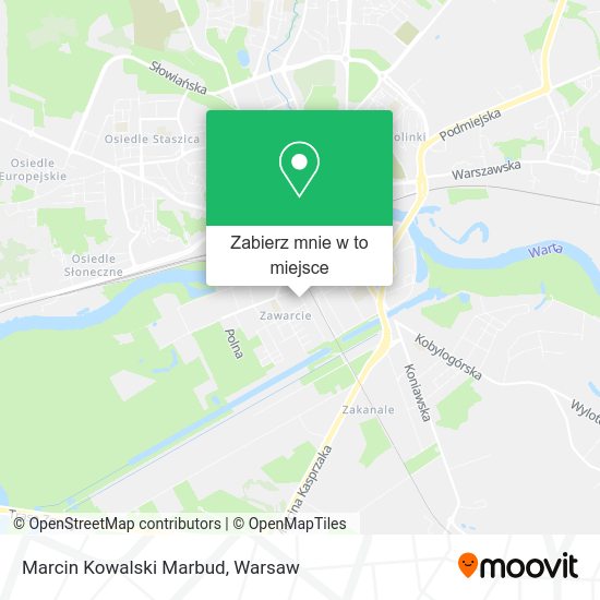 Mapa Marcin Kowalski Marbud