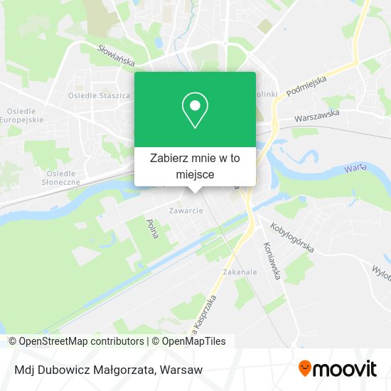 Mapa Mdj Dubowicz Małgorzata