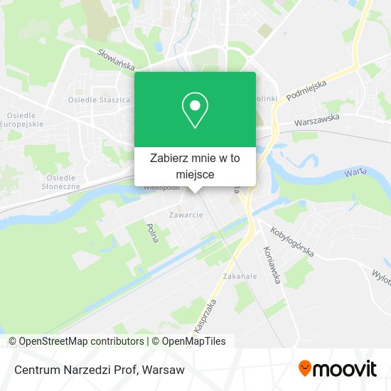 Mapa Centrum Narzedzi Prof