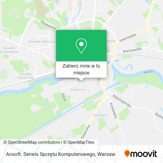 Mapa Ansoft. Serwis Sprzętu Komputerowego