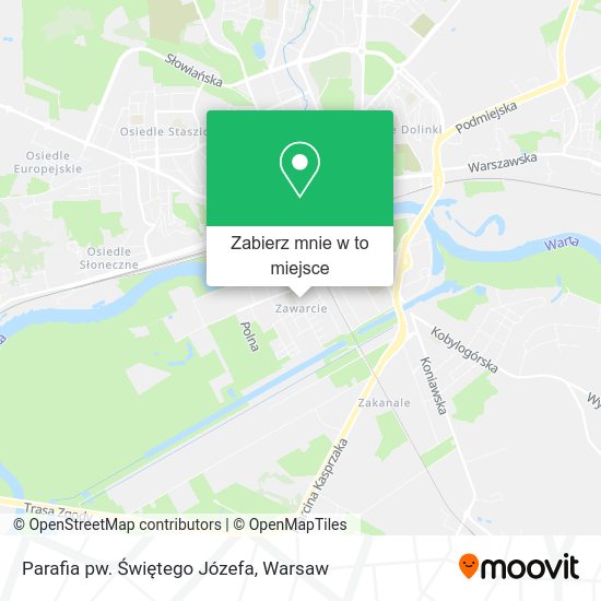 Mapa Parafia pw. Świętego Józefa