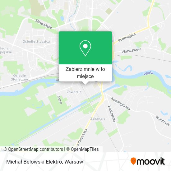 Mapa Michał Belowski Elektro