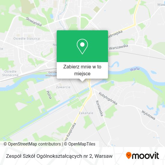 Mapa Zespół Szkół Ogólnokształcących nr 2