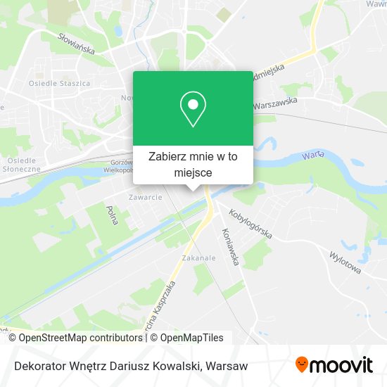 Mapa Dekorator Wnętrz Dariusz Kowalski