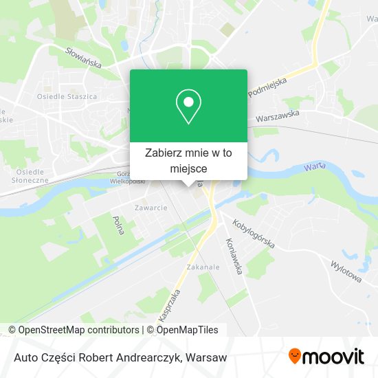 Mapa Auto Części Robert Andrearczyk