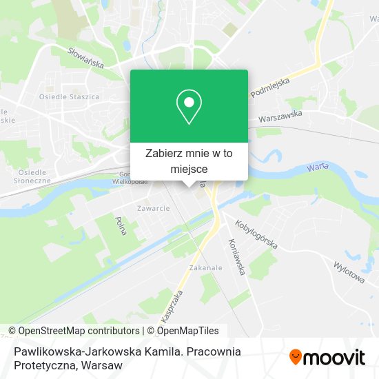 Mapa Pawlikowska-Jarkowska Kamila. Pracownia Protetyczna