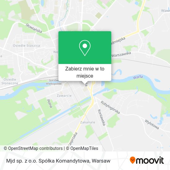 Mapa Mjd sp. z o.o. Spółka Komandytowa