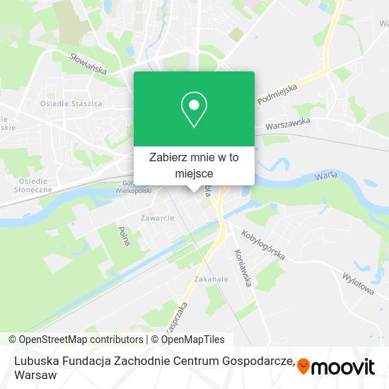 Mapa Lubuska Fundacja Zachodnie Centrum Gospodarcze