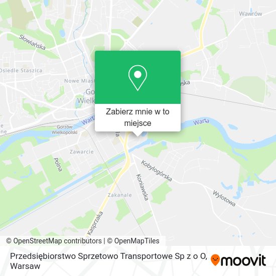 Mapa Przedsiębiorstwo Sprzetowo Transportowe Sp z o O