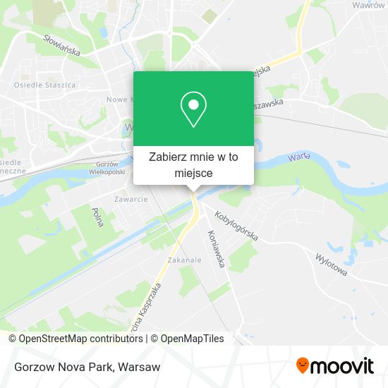 Mapa Gorzow Nova Park