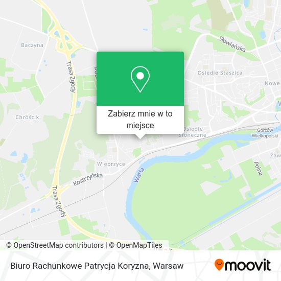 Mapa Biuro Rachunkowe Patrycja Koryzna