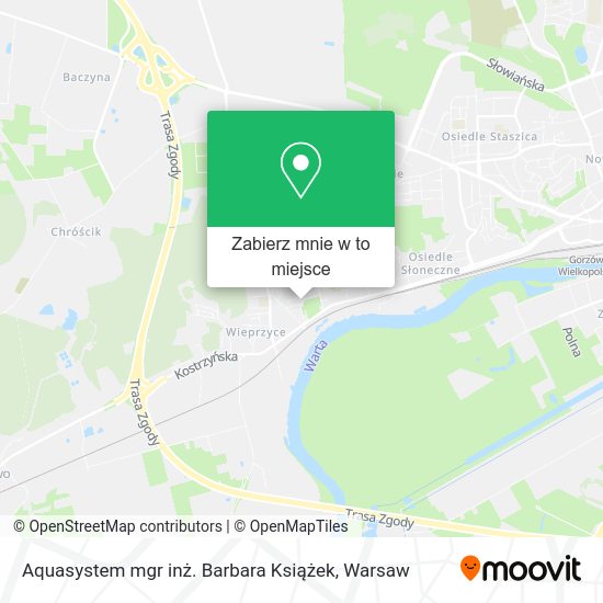 Mapa Aquasystem mgr inż. Barbara Książek