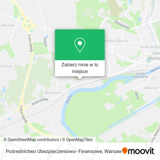 Mapa Pośrednictwo Ubezpieczeniowo- Finansowe