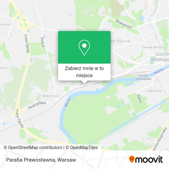 Mapa Parafia Prawosławna