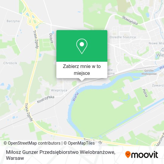 Mapa Miłosz Gunzer Przedsiębiorstwo Wielobranżowe