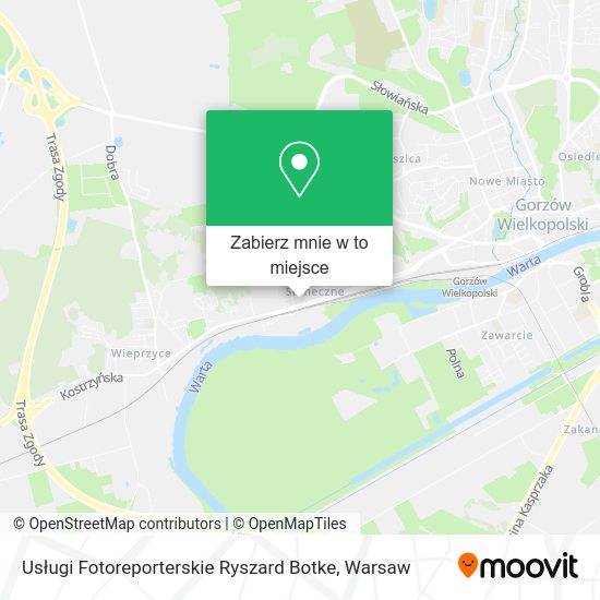 Mapa Usługi Fotoreporterskie Ryszard Botke