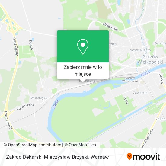 Mapa Zakład Dekarski Mieczysław Brzyski