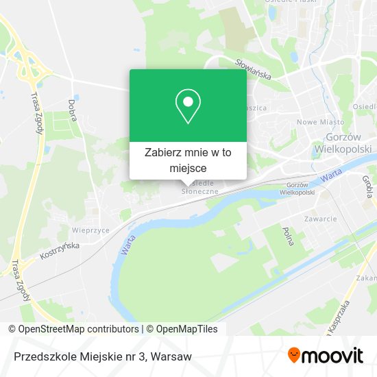 Mapa Przedszkole Miejskie nr 3