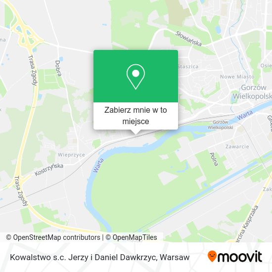 Mapa Kowalstwo s.c. Jerzy i Daniel Dawkrzyc