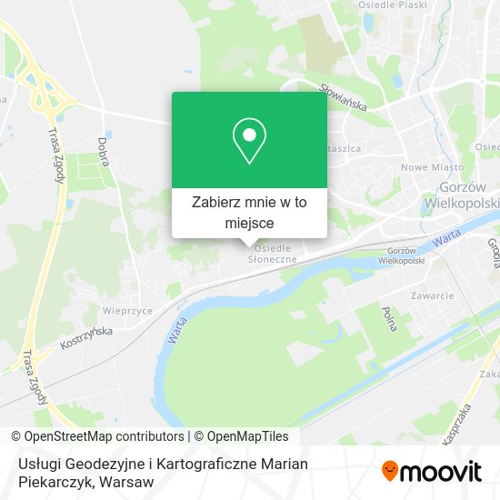 Mapa Usługi Geodezyjne i Kartograficzne Marian Piekarczyk