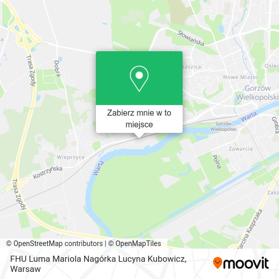 Mapa FHU Luma Mariola Nagórka Lucyna Kubowicz