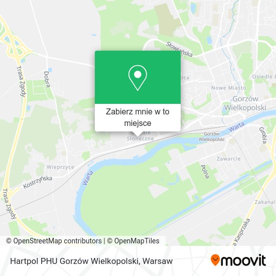 Mapa Hartpol PHU Gorzów Wielkopolski