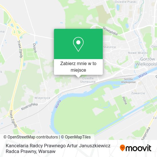 Mapa Kancelaria Radcy Prawnego Artur Januszkiewicz Radca Prawny