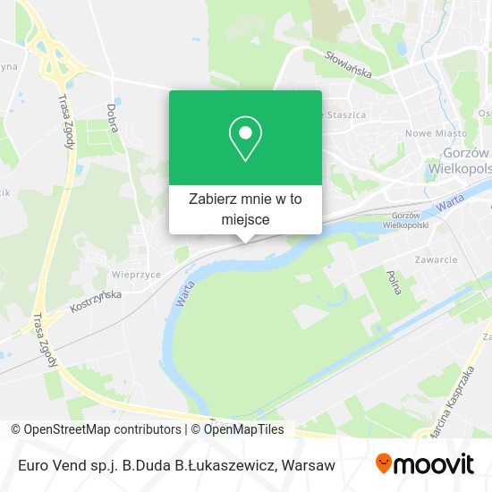 Mapa Euro Vend sp.j. B.Duda B.Łukaszewicz