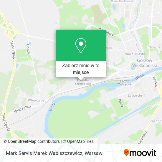 Mapa Mark Servis Marek Wabiszczewicz