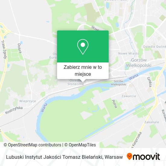 Mapa Lubuski Instytut Jakości Tomasz Bielański